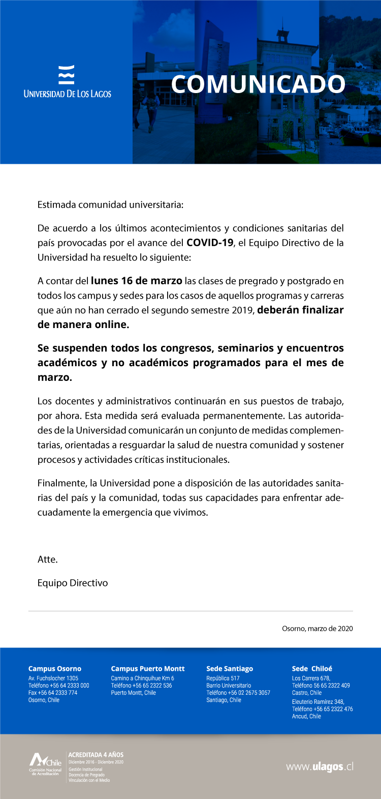 comunicado covid19